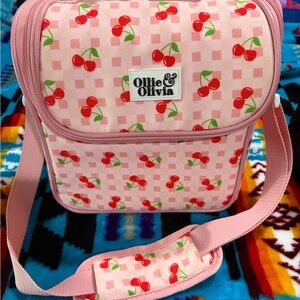 Pink Cherry Lunch Bag